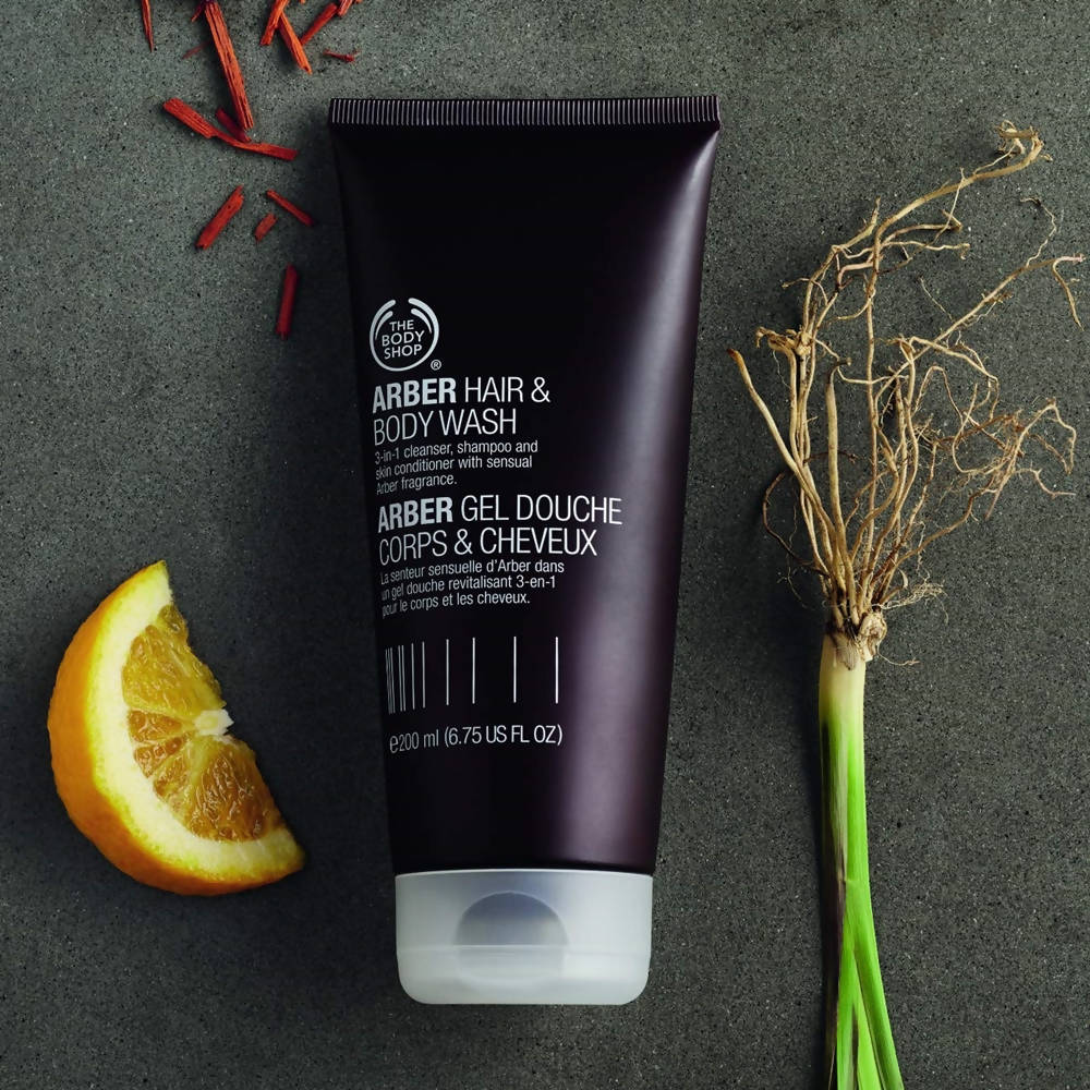 The Body Shop Arber Hair & Body Wash For Men | Grocsy
