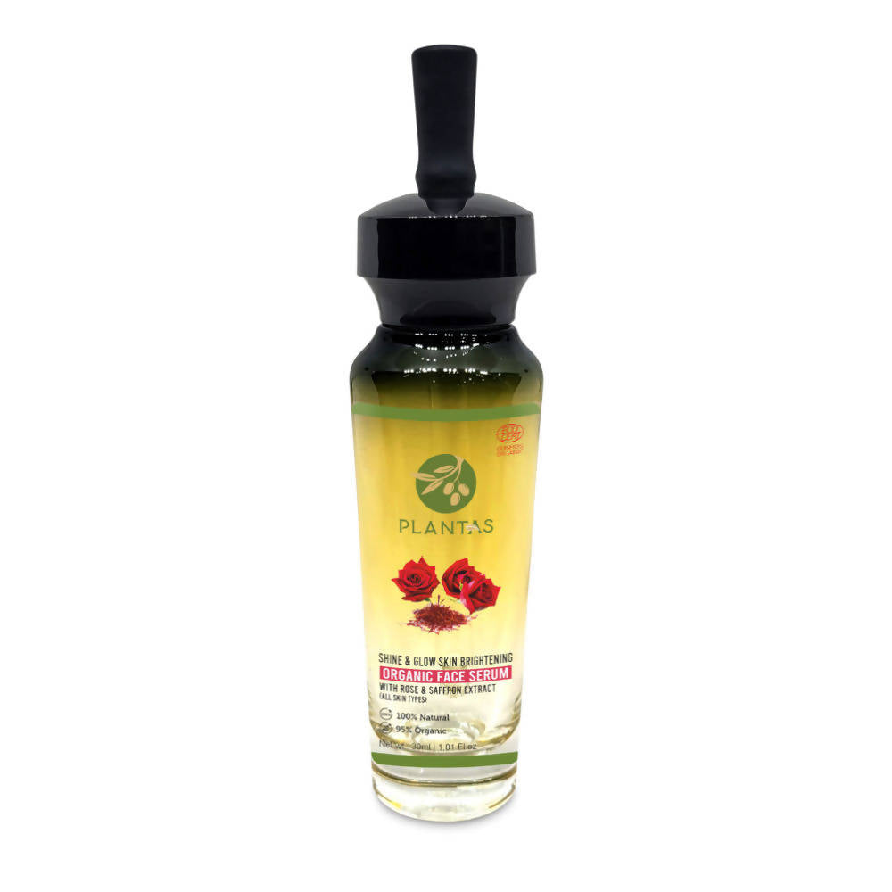Plantas Shine & Glow Skin Brightening Organic Face Serum | Grocsy