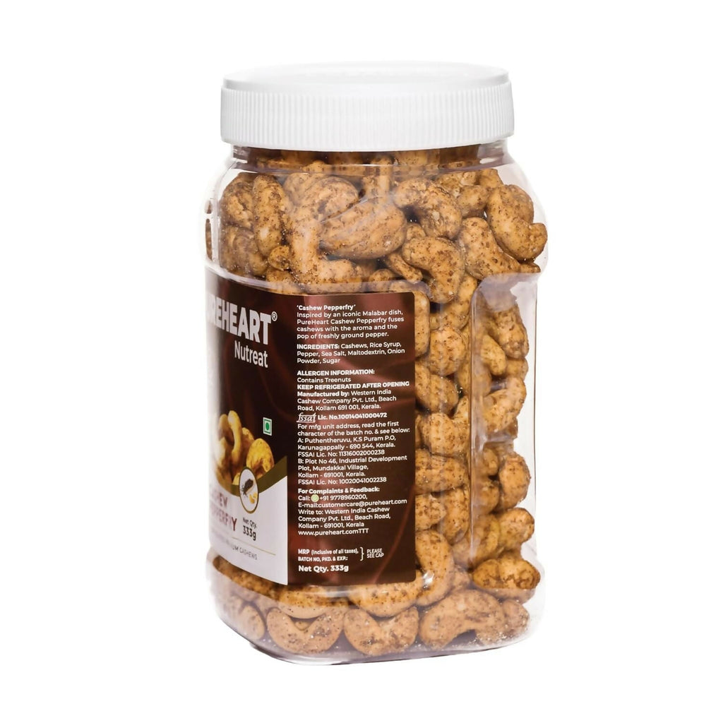 Pureheart Nutreat Pepperfry Cashews | Grocsy