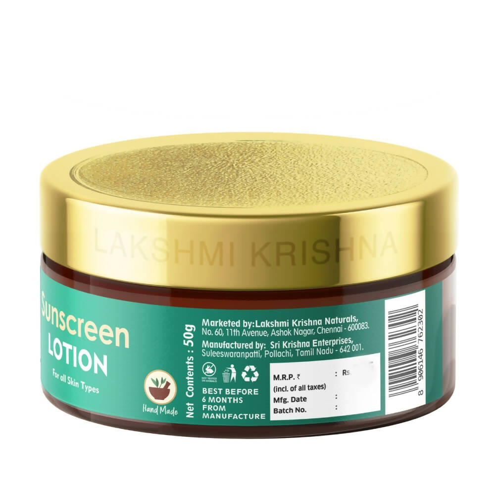 Lakshmi Krishna Naturals Sunscreen Lotion | Grocsy