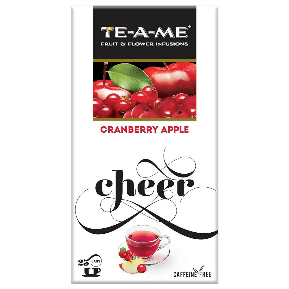 TE-A-ME Cranberry Apple Cheer Infusion Tea Bags | Grocsy