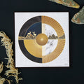 Tehzeeb Creations Golden Embossed Wall Painting | Grocsy