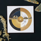 Tehzeeb Creations Golden Embossed Wall Painting | Grocsy