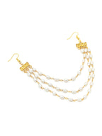 Ruby Raang Gold Pearl Hair Jewelry | Grocsy