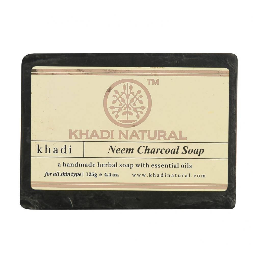 Khadi Natural Herbal Neem Charcoal Soap | Grocsy
