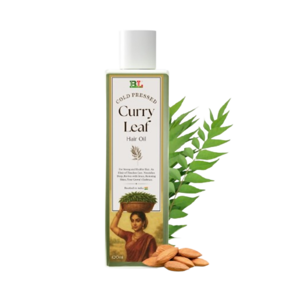 Botanical Luxuriate Cold Pressed Curry Leaf Hair Growth Oil | Grocsy