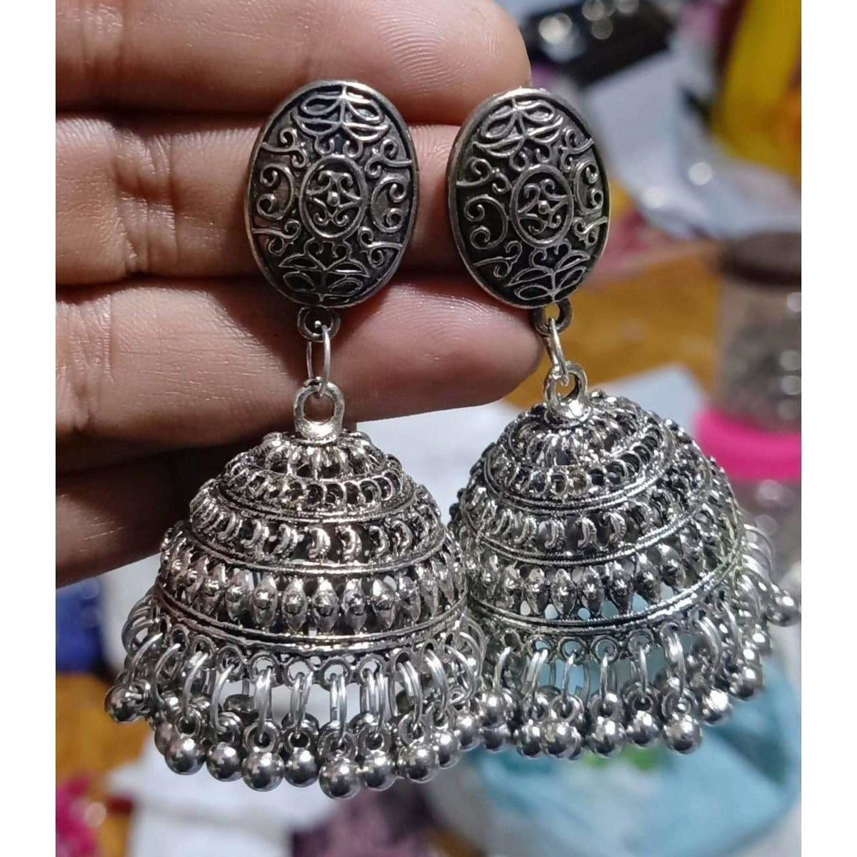 MS Fashion India Latest Design Traditional Jhumka Earrings | Grocsy