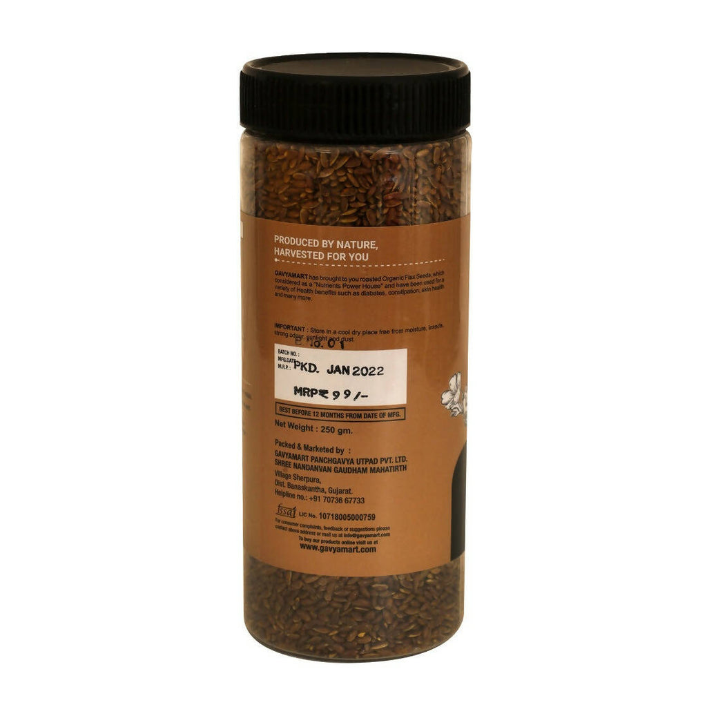 Gavyamart Organic Flax Seeds | Grocsy
