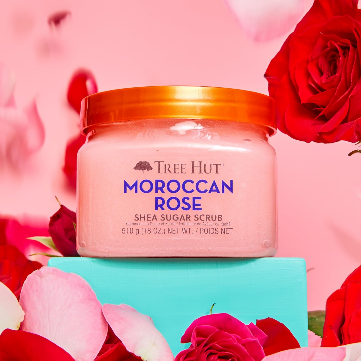 Tree Hut Shea Sugar Scrub Moroccan Rose | Grocsy