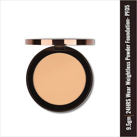 Colorbar 24Hrs Wear Weightless Powder Foundation - PF 5 | Grocsy