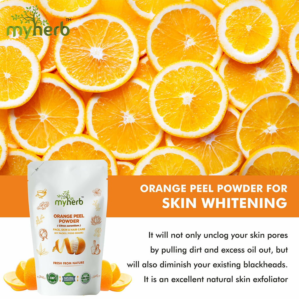 Myherb Pure Natural Organic Orange Peel Powder | Grocsy