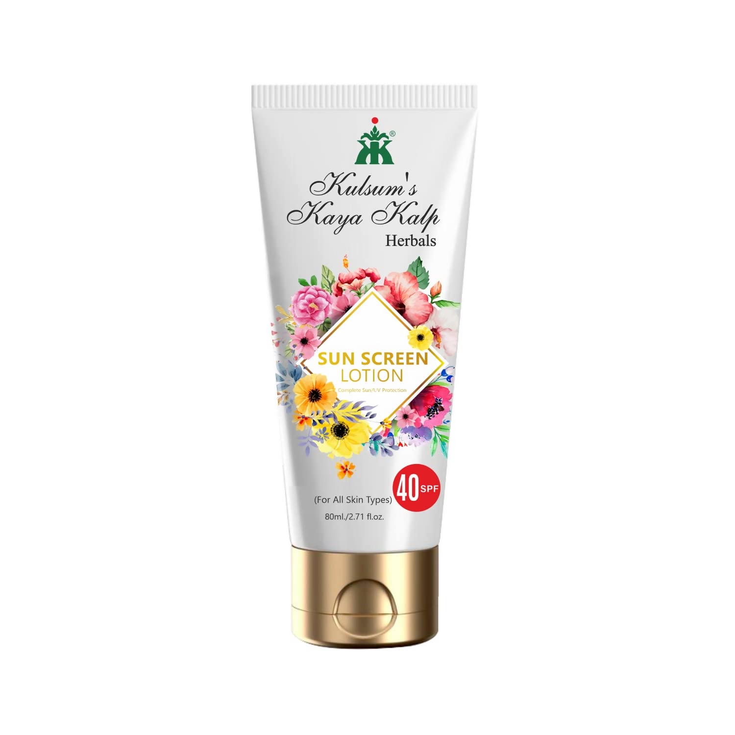Kulsum's Kaya Kalp Sun Screen Lotion SPF 40 | Grocsy