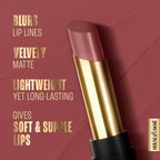 Lakme Absolute Beyond Matte Lipstick - 302 Nude Nectar | Grocsy