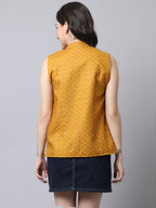 Even Apparels Multi Viscose Rayon Open Front Women's Waistcoat | Grocsy