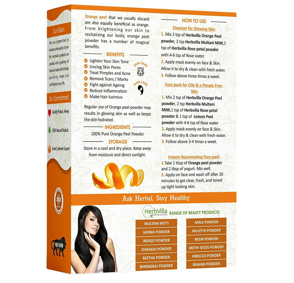 Herbvilla Orange Peel Powder | Grocsy