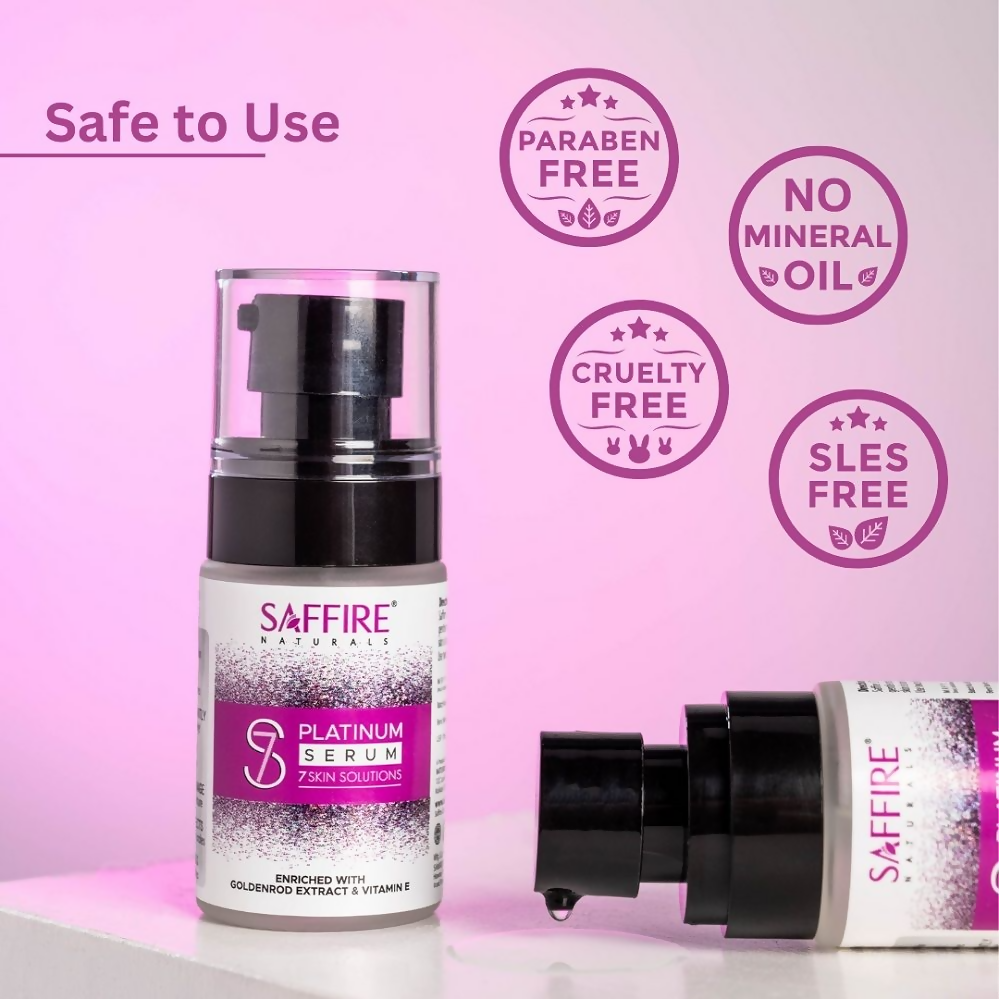 Saffire Naturals S7 Platinum Face Serum | Grocsy
