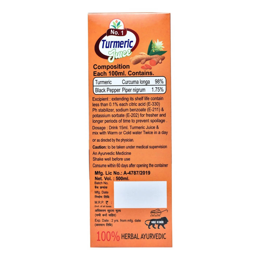 Sansu Turmeric Juice Sugar Free | Grocsy