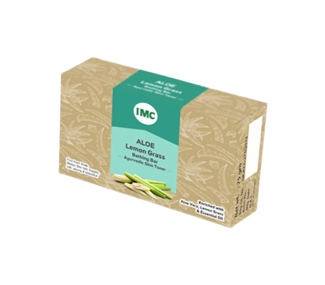 IMC Aloe Lemon Grass Bathing Bar Ayurvedic Skin Toner | Grocsy