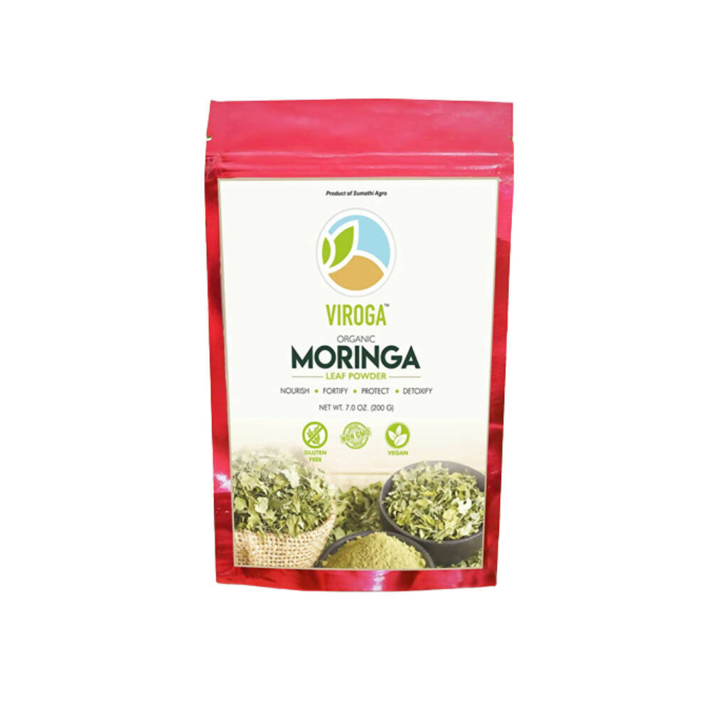 Viroga Organic Moringa Leaf Powder | Grocsy