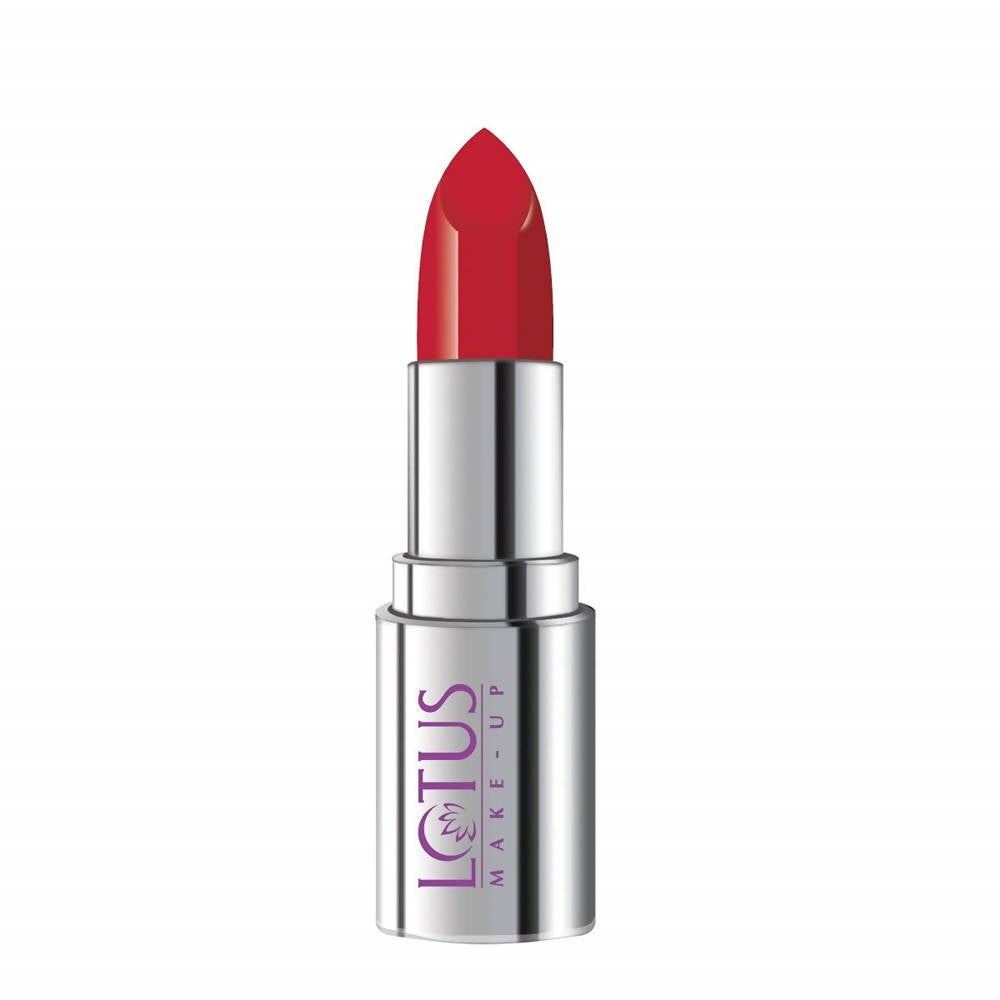 Lotus Makeup Ecostay Butter Matte Lip Colour - Tangy Red (4 Gm) | Grocsy