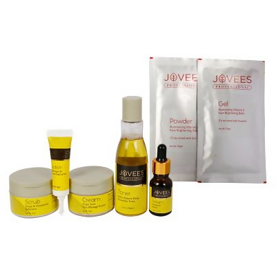 Jovees Professional Advanced Luxurious Brightening Facial Kit | Grocsy