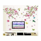 Decals Design 'Flowers Branch' Wall Sticker (PVC Vinyl, 60 cm x 90 cm),Multicolor | Grocsy
