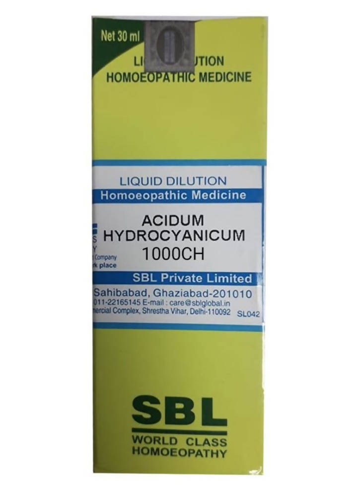 SBL Homeopathy Acidum Hydrocyanicum Dilution | Grocsy
