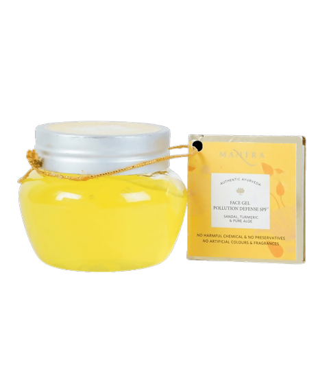 Mantra Herbal Face Gel Pollution Defense Spf+ Sandal Turmeric & Pure Aloe | Grocsy