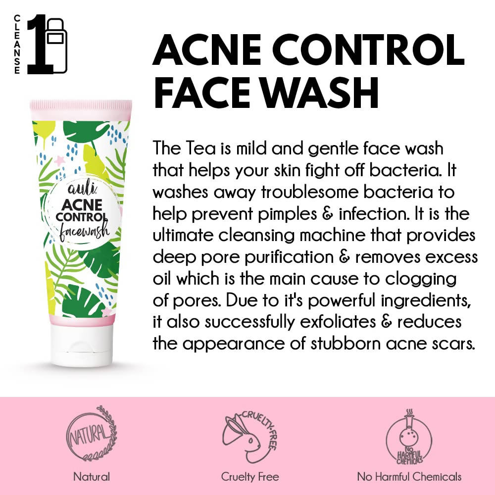 Auli Acne Control Face Wash | Grocsy
