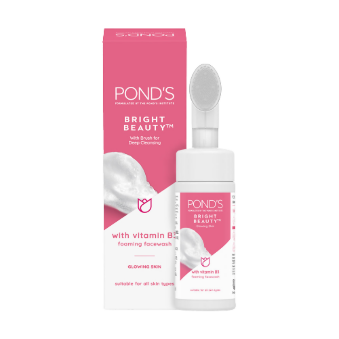 Ponds Bright Beauty With Vitamin B3 Foaming Facewash | Grocsy