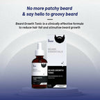 ForMen Beard Growth Tonic with 5% Minoxidil & 2% Burgeon Up | Grocsy