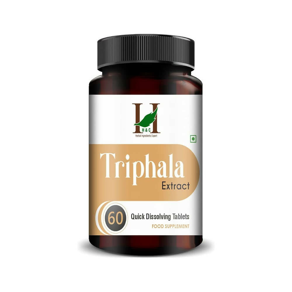 H&C Herbal Triphala Extract Quick Dissolving Tablets | Grocsy