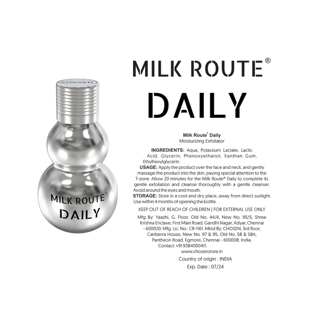 Chosen Milk Route Daily Hydrates As You Exfoliate For Smooth And Plump Skin | Grocsy