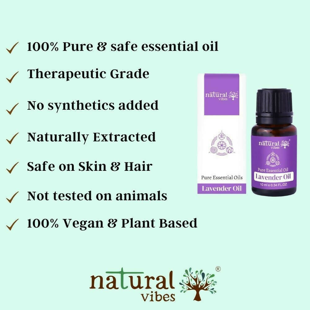 Natural Vibes Lavender Pure Essential Oil | Grocsy