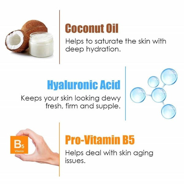 Wow Skin Science Coconut Water Full Cream With Hyaluronic Acid | Grocsy