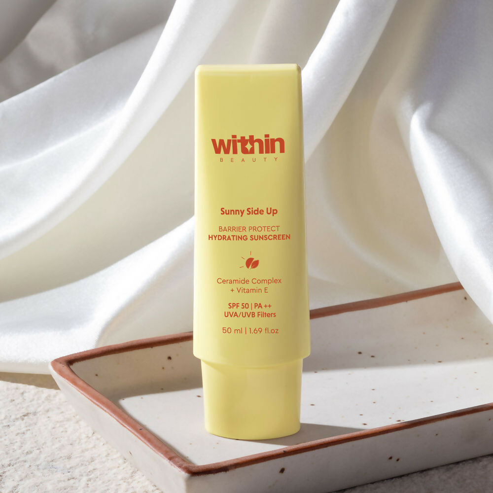 Within Beauty Ceramide & Vitamin E Sunscreen, Sunny Side Up Barrier Protect Hydrating Sunscreen | Grocsy