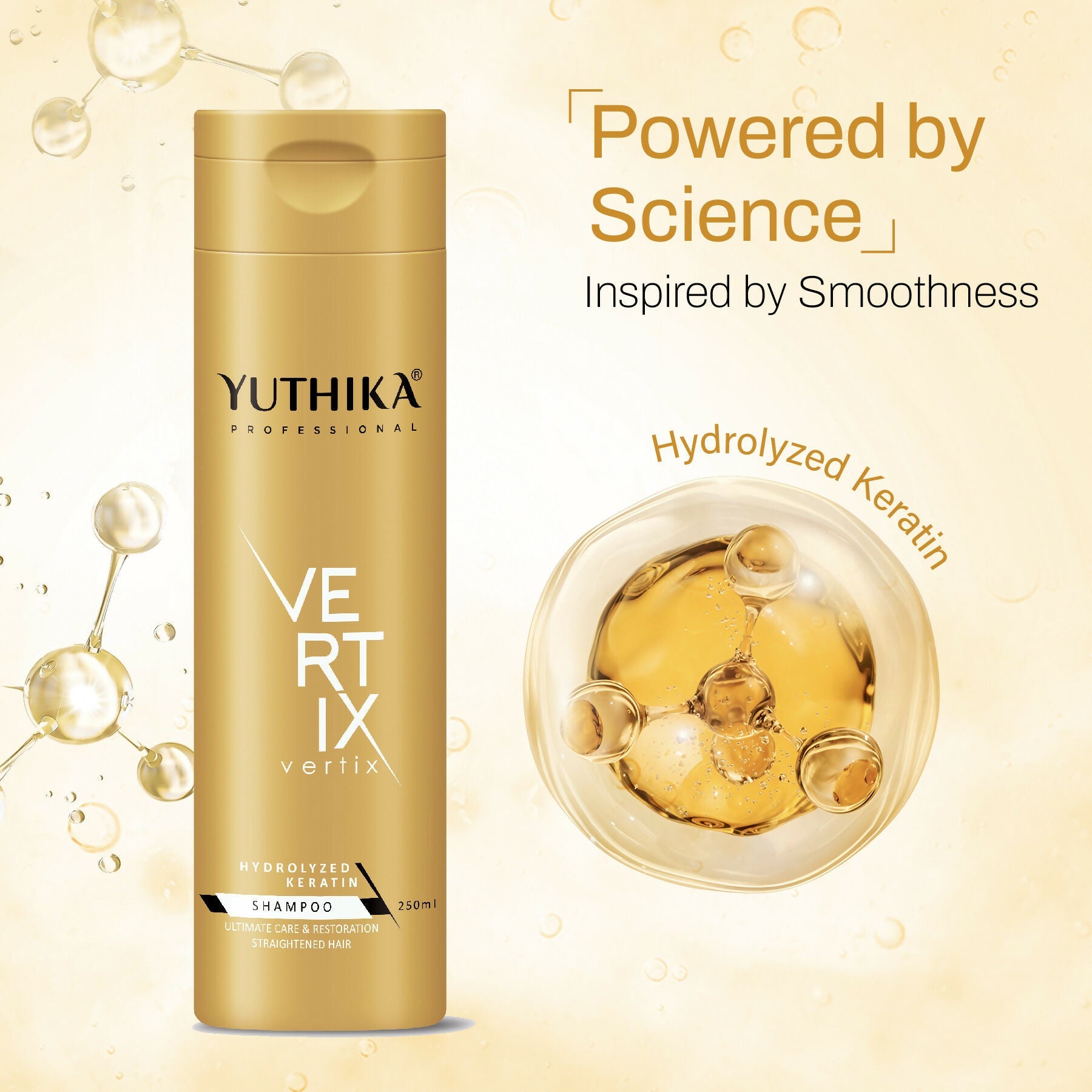 Yuthika Professional Vertix Hydrolyzed Keratin Shampoo | Grocsy