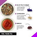 Teacurry Feel Young Tea Bags (Anti Ageing Tea) | Grocsy