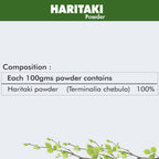 Herbal Hills Ayurveda Haritaki Powder | Grocsy
