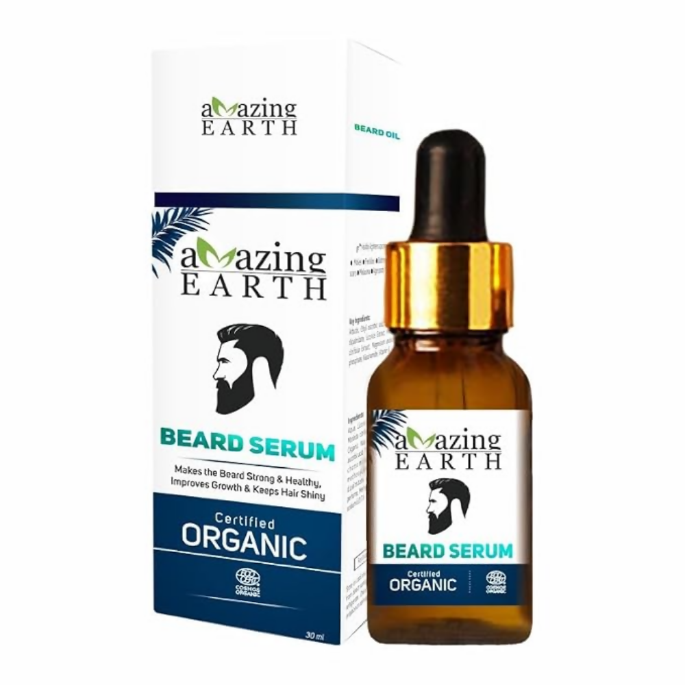 Amazing Earth Beard Serum & Beard Wash | Grocsy