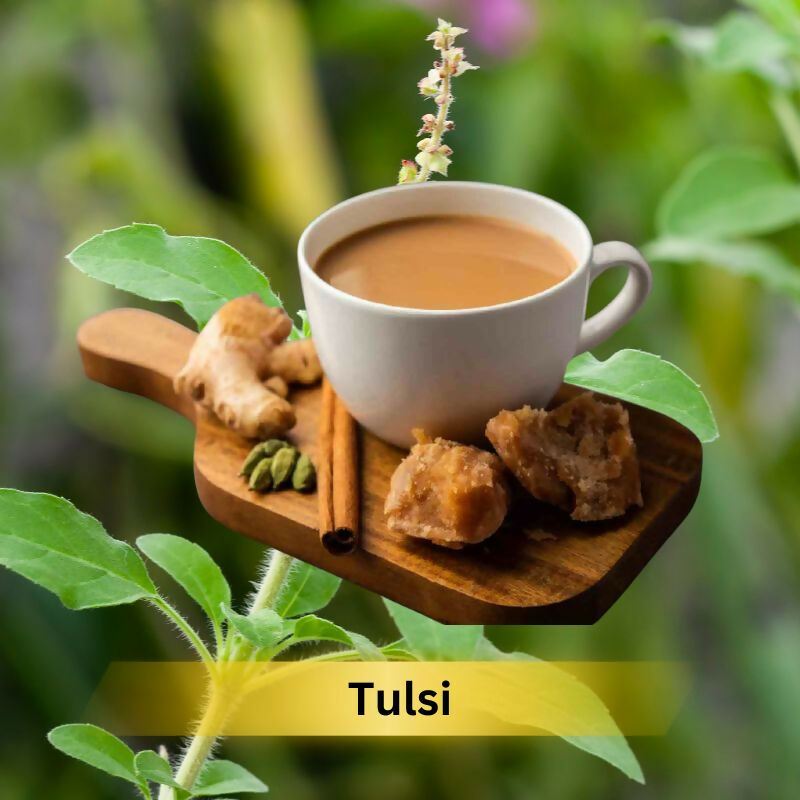 Naivedyam Classic Tulsi Flavour Jaggery Tea | Grocsy