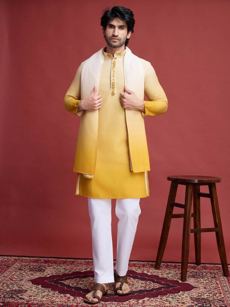 Vastranavya Exclusive Festival Wear Viscose Real Mirror Work Kurta with Dupatta Collection | Grocsy