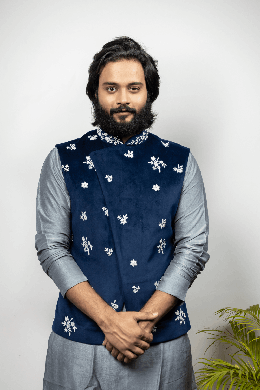 Raunchy Designer Men's Nehru Jacket by Hilo Design | Grocsy