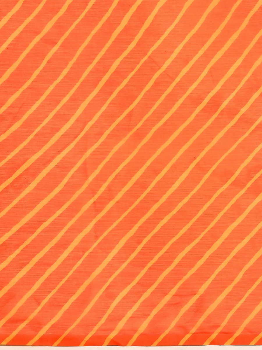 Ahalyaa Women's Traditional wear Saree - Orange | Grocsy