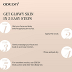 Odeon Strawberry & Aloe Vera Face and Body Scrub | Grocsy