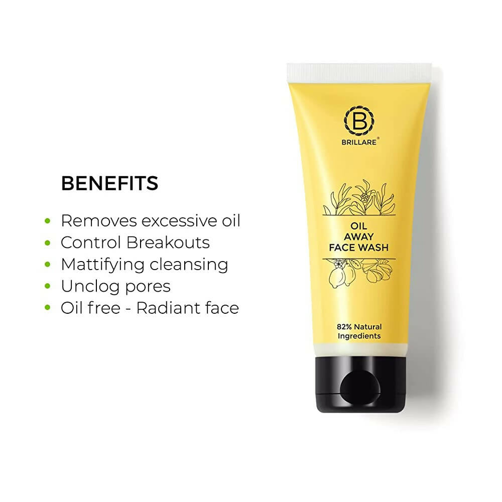 Brillare Oil Away Face Wash | Grocsy