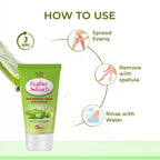 VI-JOHN Feather Touch Cucumber & Aloevera Hair Removal Cream for Women for Sensitive Skin Suitable for Legs, Underarms, Bikini Line, Arms | Grocsy