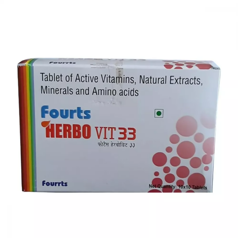 Fourrts Homeopathy Herbo Vit 33 Tablets | Grocsy