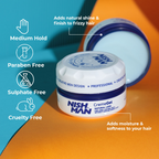 NishMan Hair Styling Cream Natural Look | Grocsy