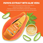 LA Organo Papaya Hydrating Face Gel with Alovera & Vit-E | Grocsy